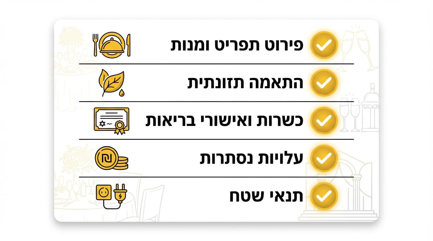 דוכני מזון יצירתיים עם הכנה חיה באירוע