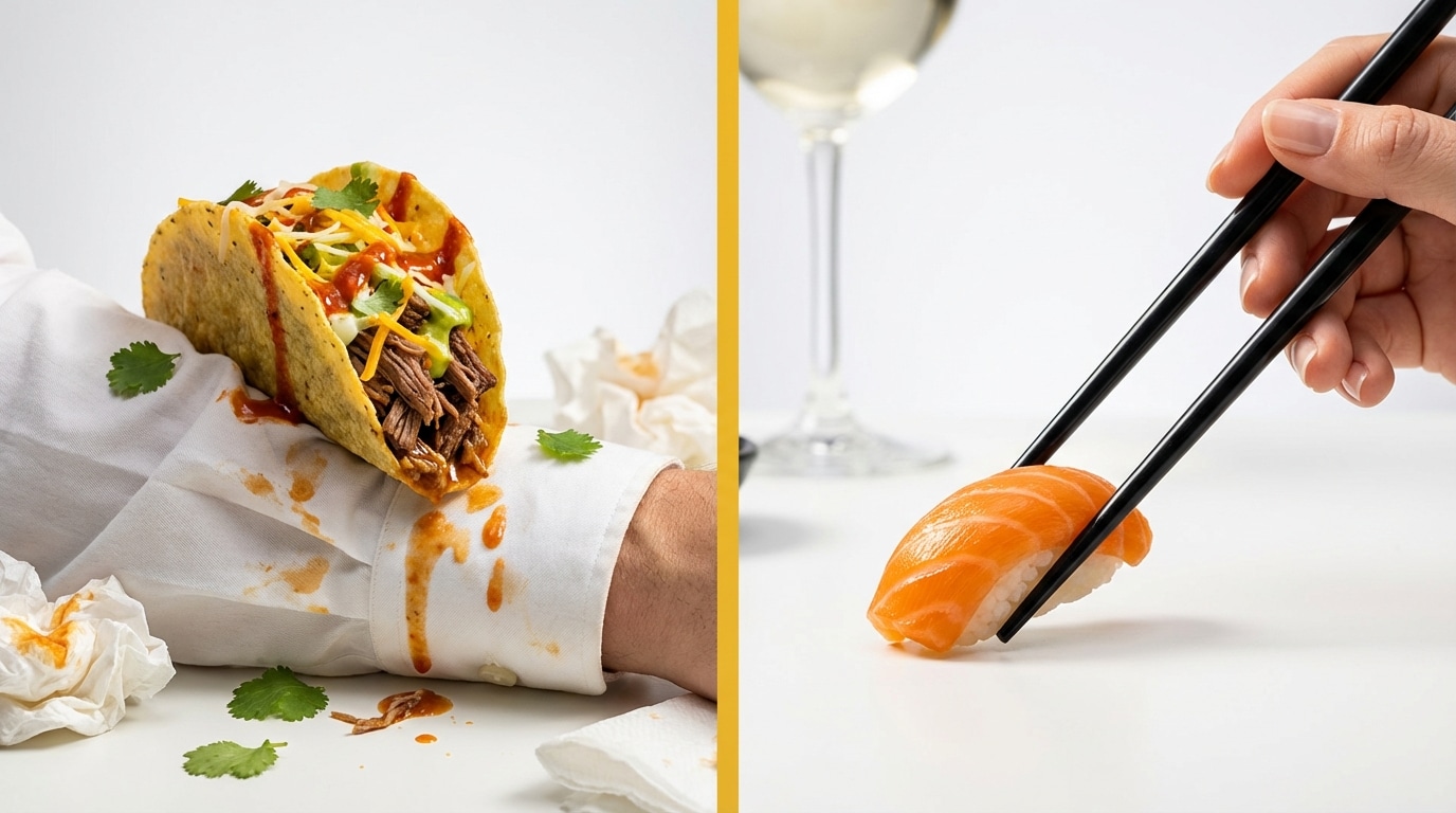 דוכני מזון מקצועיים לאירועי חברה עם הגשה אסתטית ומנות שף טריות מנויה פוד