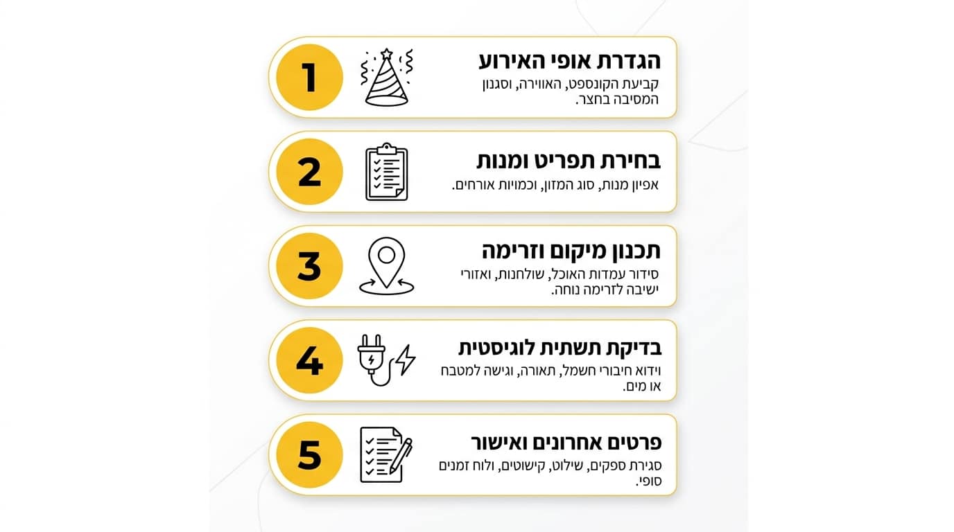אירוע קטן עם דוכני מזון איכותיים - נויה פוד