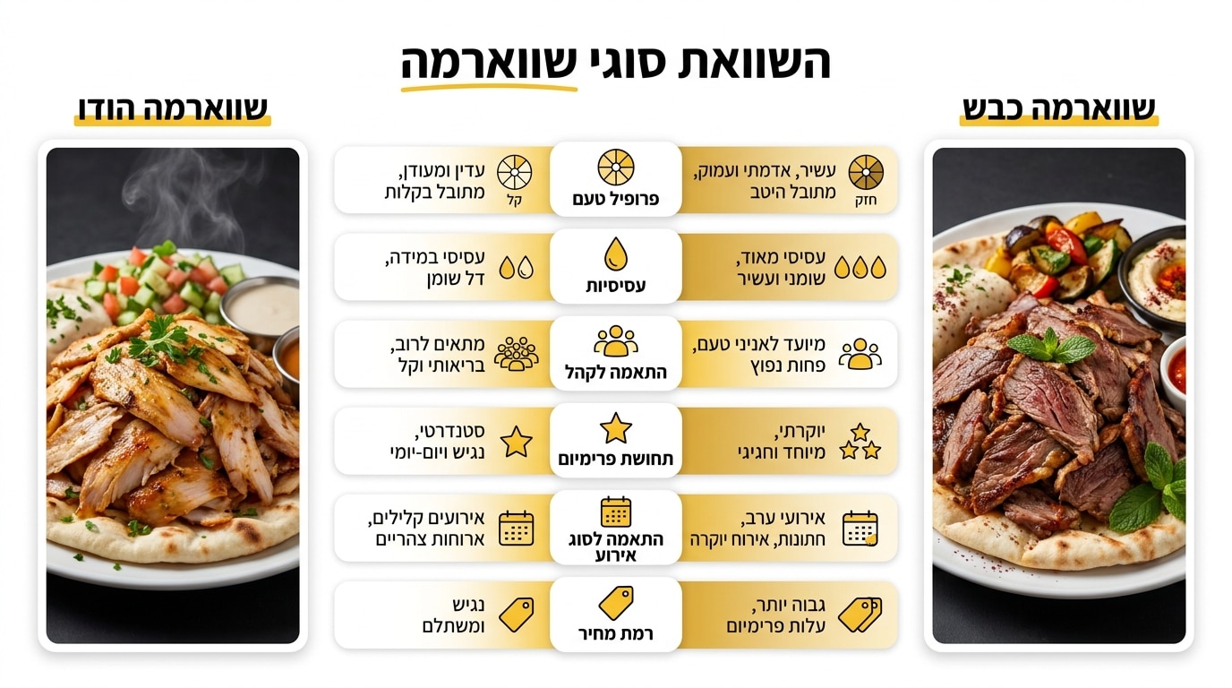 שווארמה הודו נקבה עסיסית מדוכן נויה פוד
